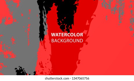Colorful watercolor splash background design Vector