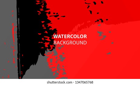 Colorful watercolor splash background design Vector