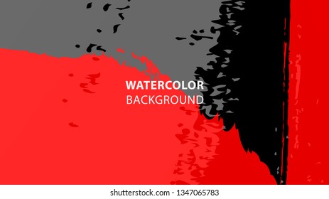 Colorful watercolor splash background design Vector