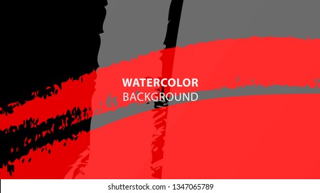 Colorful watercolor splash background design Vector