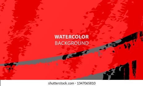 Colorful watercolor splash background design Vector