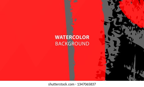 Colorful watercolor splash background design Vector