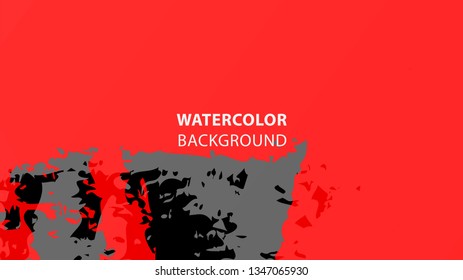 Colorful watercolor splash background design Vector