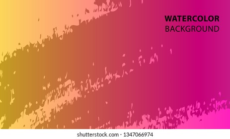 Colorful watercolor splash background design Vector