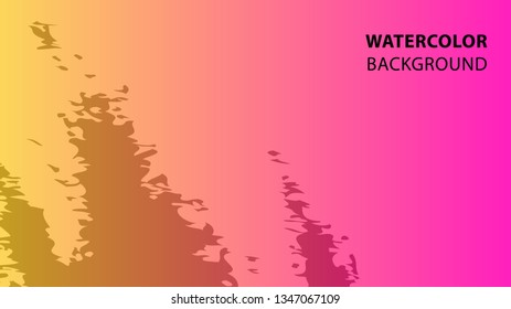 Colorful watercolor splash background design Vector