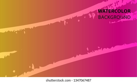 Colorful watercolor splash background design Vector