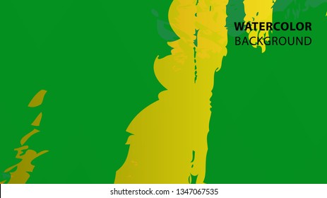 Colorful watercolor splash background design Vector
