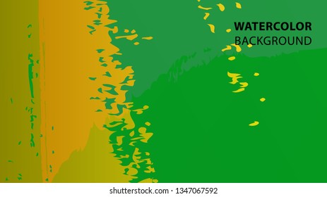 Colorful watercolor splash background design Vector