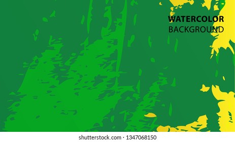 Colorful watercolor splash background design Vector