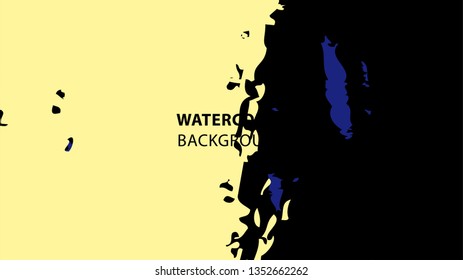 Colorful watercolor splash background design Vector