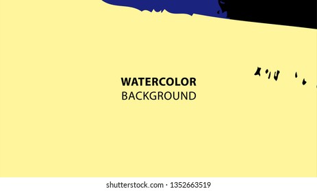 Colorful watercolor splash background design Vector