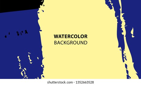 Colorful watercolor splash background design Vector