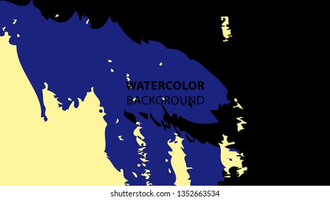 Colorful watercolor splash background design Vector