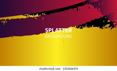 Colorful watercolor splash background design Vector