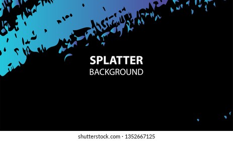 Colorful watercolor splash background design Vector