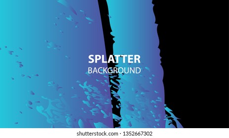 Colorful watercolor splash background design Vector