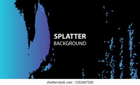 Colorful watercolor splash background design Vector