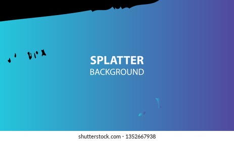 Colorful watercolor splash background design Vector