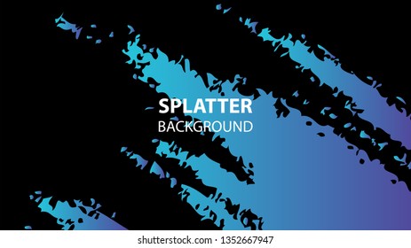 Colorful watercolor splash background design Vector