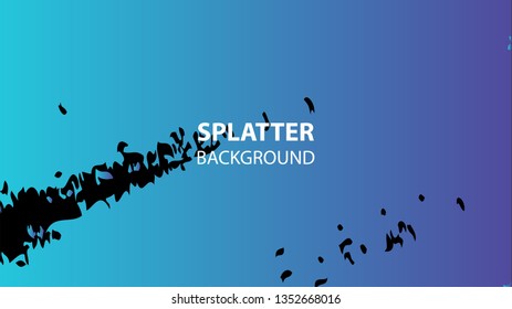 Colorful watercolor splash background design Vector