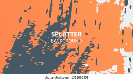 Colorful watercolor splash background design Vector