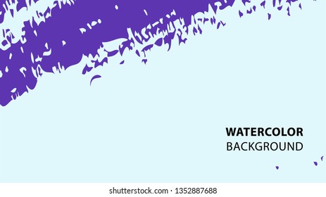 Colorful watercolor splash background design Vector