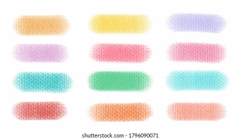 Colorful watercolor splash set for your design, vector.
