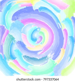 Colorful watercolor splashes background 