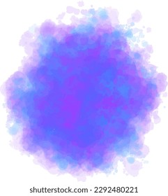 colorful watercolor splatter stain design