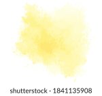 Colorful watercolor spot on isolated white background. Colored aquarelle splotch