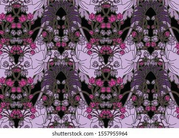 Colorful watercolor square pattern. Oriental vintage round carpet. Hand drawn floral abstract persian background. Textile ottoman motif. Tribal flores backdrop rug. For cushion cover  batik pillowcase