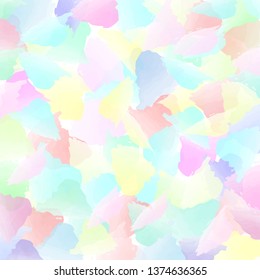 Colorful watercolor stains pattern. Vector illustration.