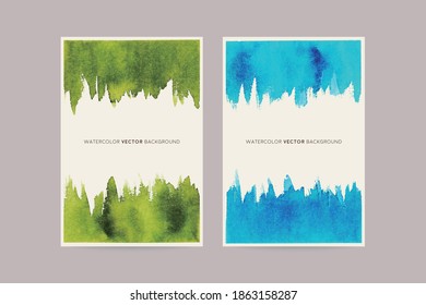 colorful watercolor vector abstract background