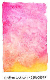 Colorful watercolor vector background.