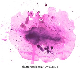 Colorful watercolor vector background.