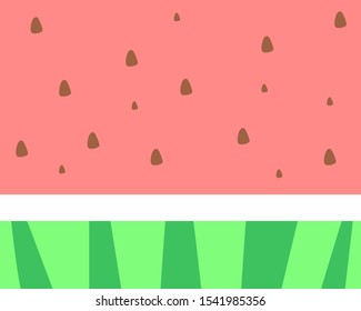 colorful watermelon pattern vector background.