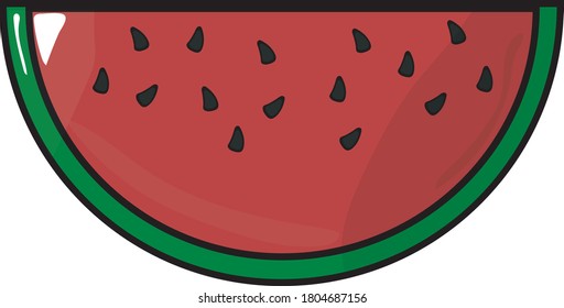 colorful watermelon vector logo design