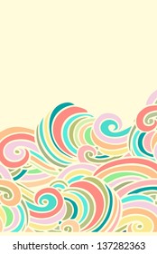 colorful wave 