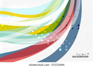 Colorful wave abstract background. Vector template background for workflow layout, diagram, number options or web design