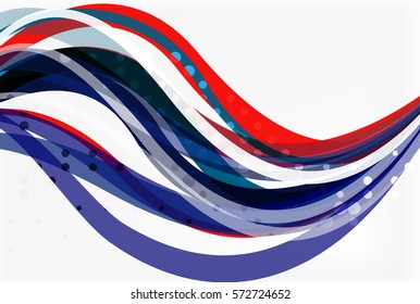 Fondo abstracto de ondas coloridas. Fondo de plantilla de vector para diseño de flujo de trabajo, diagrama, opciones de número o diseño web