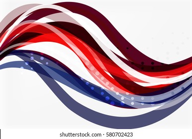 Colorful wave abstract background. Vector template background for workflow layout, diagram, number options or web design