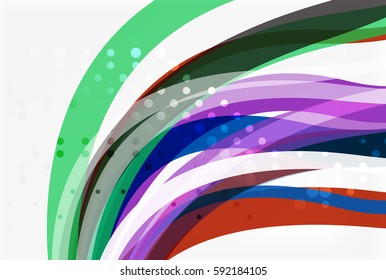 Colorful wave abstract background. Vector template background for workflow layout, diagram, number options or web design