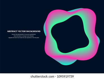 Colorful wave abstract vector background illustration for banner, flyer, book cover and poster, design template