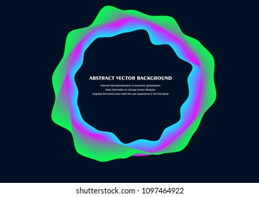 Colorful wave abstract vector background illustration for banner, flyer, book cover and poster, design template