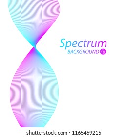 Colorful wave background