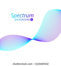 Colorful wave background