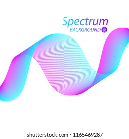 Colorful wave background