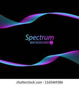 Colorful wave background
