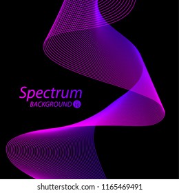 Colorful wave background
