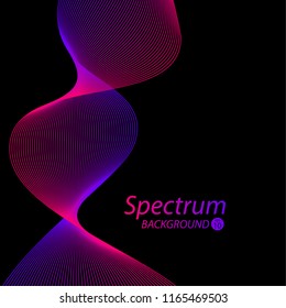 Colorful wave background